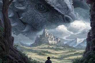 design fantasy book cover, paperback cover