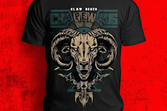 design psychedelic tshirt illustration with trippy art