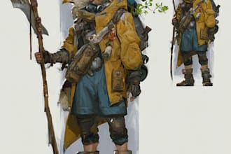 design a concept art character or object
