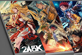 anime manga comic book illustration manga or manga cover