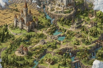 create animated town and city maps for and campaigns