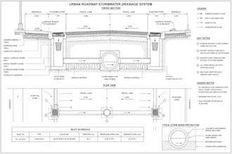 design stormwater drainage, pipe network, swppp, erosion control  and managment