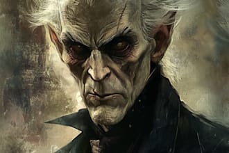 design horror and fantasy horror character