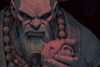 draw horror and dark fantasy illustrations