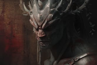 paint realistic horror, dark art for you no ai