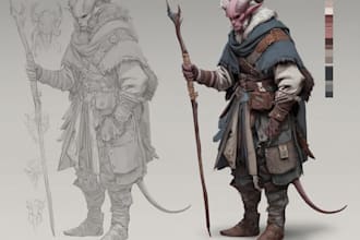 create epic dnd character art and fantasy rpg portraits