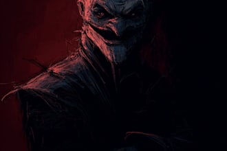 create darkart, horror, underground art illustration