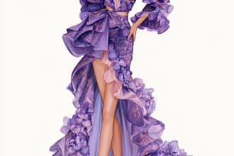 make a fashion illustration art for you