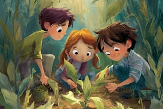 illustrate children story book illustration and picture book