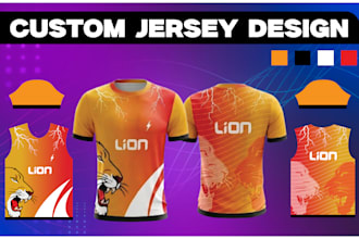 design professional custom sublimation jerseys and sports apparel