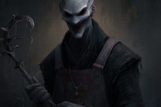 draw monster or fantasy creature horror illustration