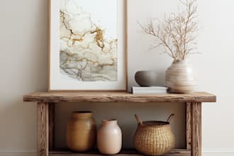 draw a luxury abstract piece of art for you