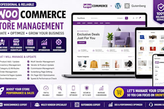 manage update woocommerce online store marketplace multi vendor gutenberg seo