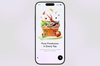 build mobile app with admin panel setup, retail store online ordering app, UI UX