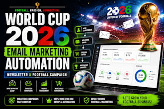 create world cup 2026 email marketing automation newsletter football campaign