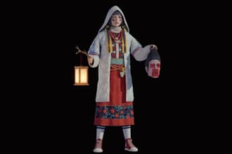 stylized metahuman model,3d faceclose up,ue5 modular clothe,xgen hair,2d to vrml