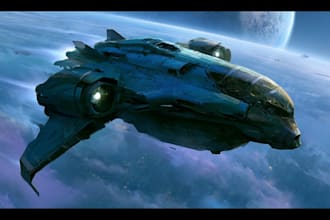 do sci fi spaceship design