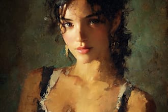 paint renaissance art oil painting portrait