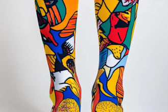 design custom and unique socks design