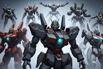 design spectacular robots, cyborgs and mechs