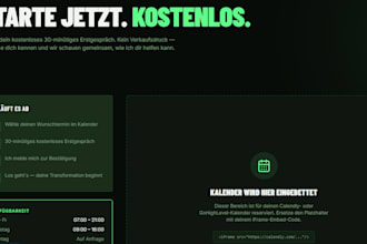 eine responsive UI UX webseite bauen