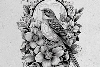 create traditional tattoo,logo design