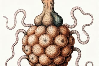 create draw a scientific illustration
