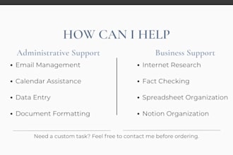 be your operations virtual assistant