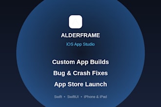 develop a custom ios app with swift and swiftui