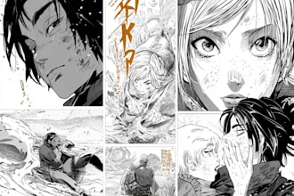 create professional manga comic pages from your story