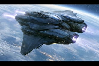 design spaceships and sci fi vehicles