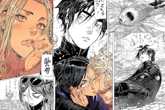 illustrate original manga comic pages with detailed artwork