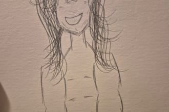 draw a simple sketch from your photo