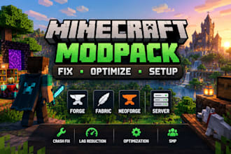 create fix optimize minecraft modpacks convert forge fabric minecraft developer
