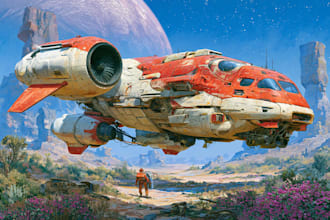 do a sci fi spaceship