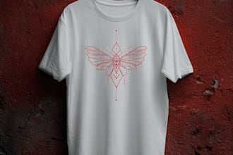 create a simple and trendy t shirt design