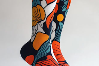 design custom and unique socks design