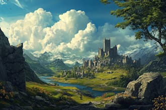 do amazing fantasy landscape
