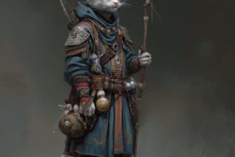 do a fantasy dnd character art and dnd character