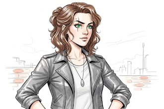 draw sketches with your character