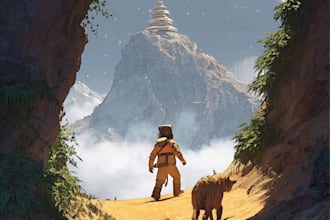 paint an environmental concept art