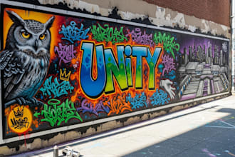 design graffiti designs, murals and wall arts