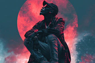 design a standard album cover, single or mixtape cover art