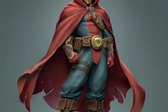 creating super hero character concepts for comics