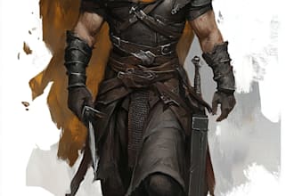 fantasy dnd character illustration