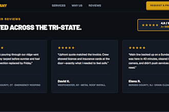design a website or custom dashboard for contractors