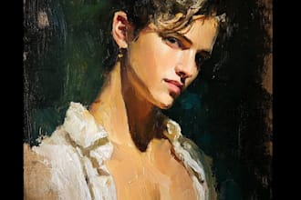 paint a real oil painting on art with free shipping