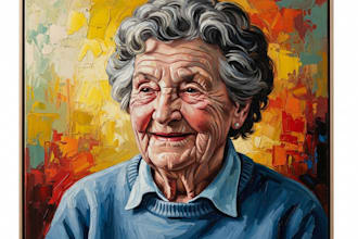 paint an acrylic painting portrait for you