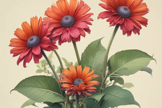 do a botanical illustration