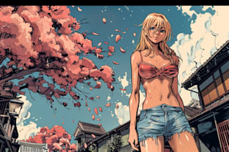 do anime manga comic book illustration manga artist webtoon cover art, manhwa